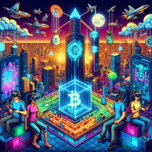Illustration for: The Next Revolution in Gaming: Blockchain, Big Investments, and Player Earnings