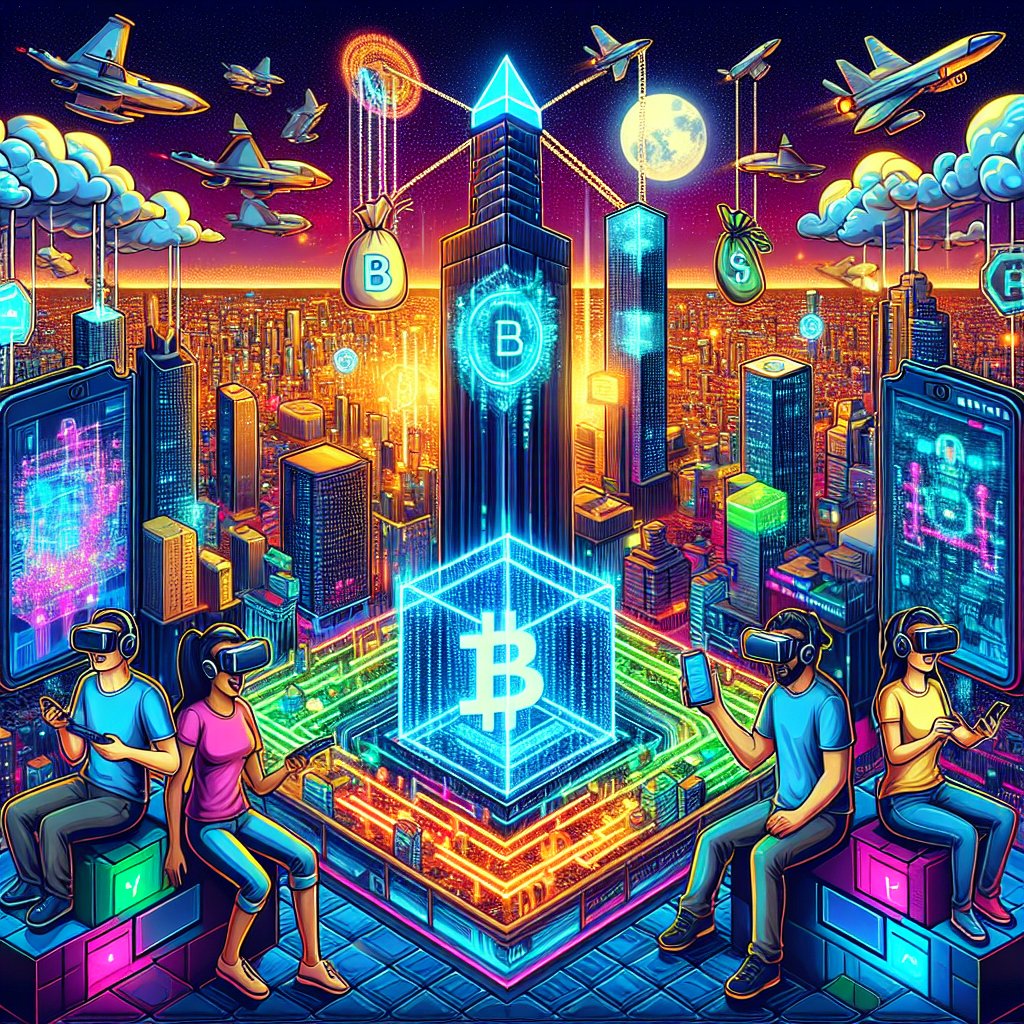 Illustration for: The Next Revolution in Gaming: Blockchain, Big Investments, and Player Earnings