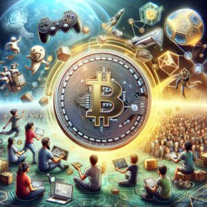 Illustration for blog post: Blockchain Games: A New Era of Play-to-Earn