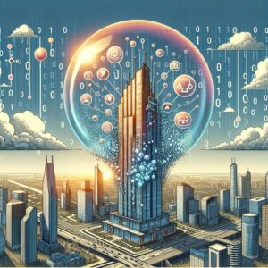 Illustration for: Nvidia's Soaring AI Success: Juggernaut or Bubble?