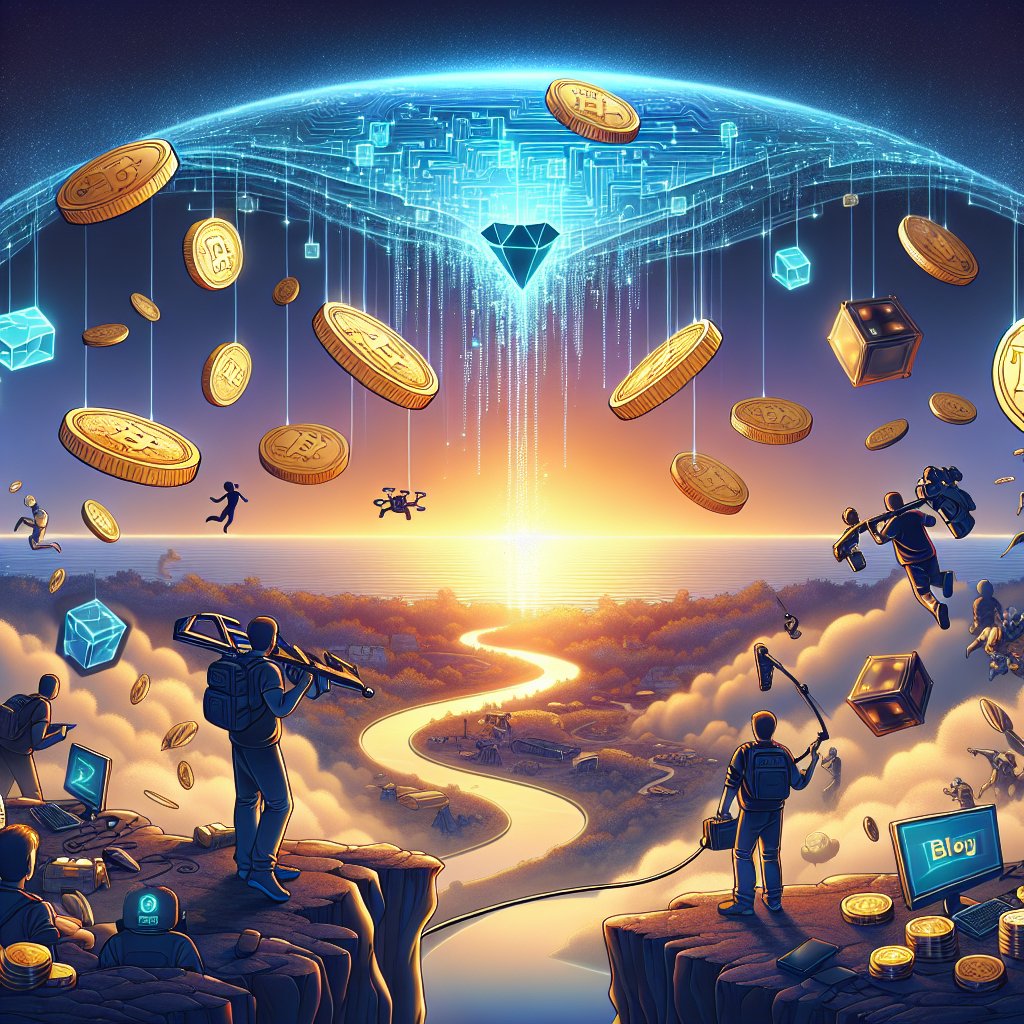 Illustration for blog post: The Pulse of Play-to-Earn: Investment and Innovation in Blockchain Gaming