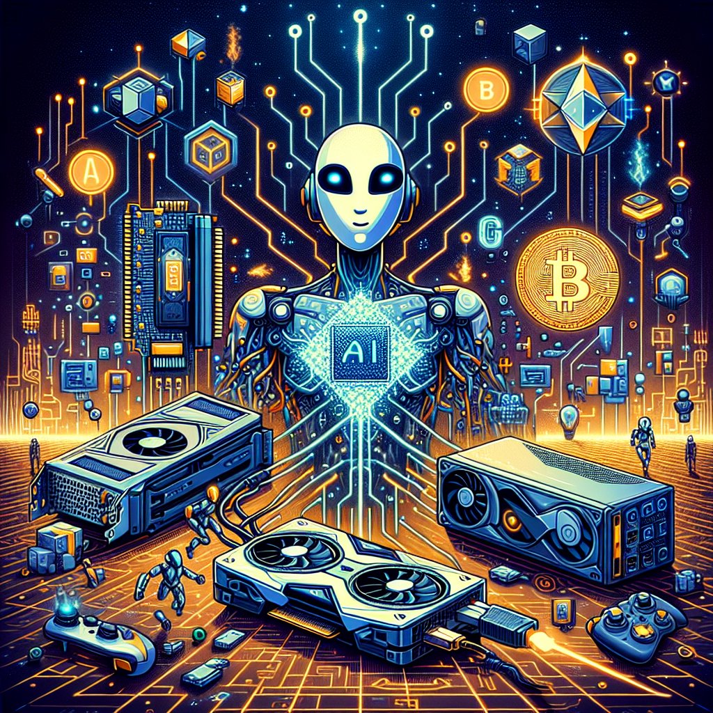 Illustration for blog post: The Digital Frontier: How AI, GPUs, and Crypto are Reshaping Gaming