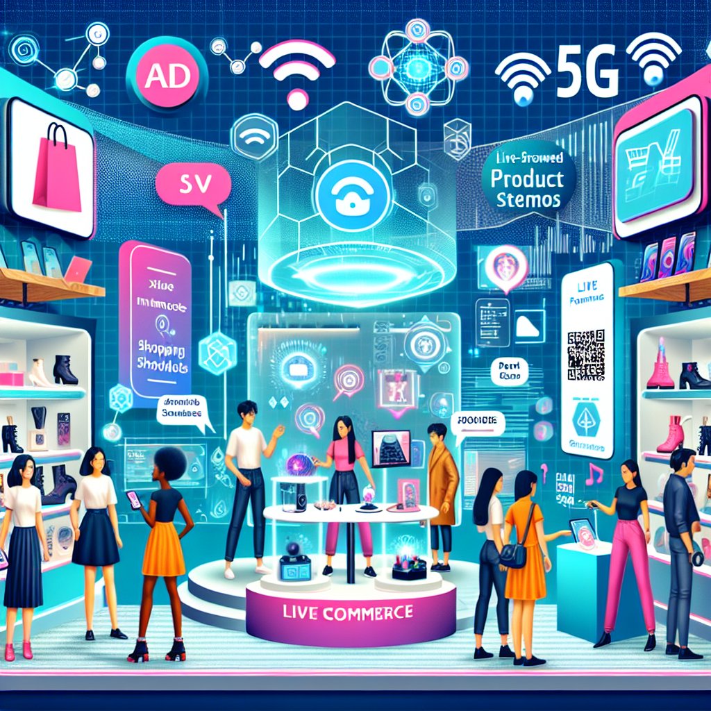 Illustration for blog post: The Future of Shopping is Here: CJ OnStyle's AI and XR Live Commerce Revolution