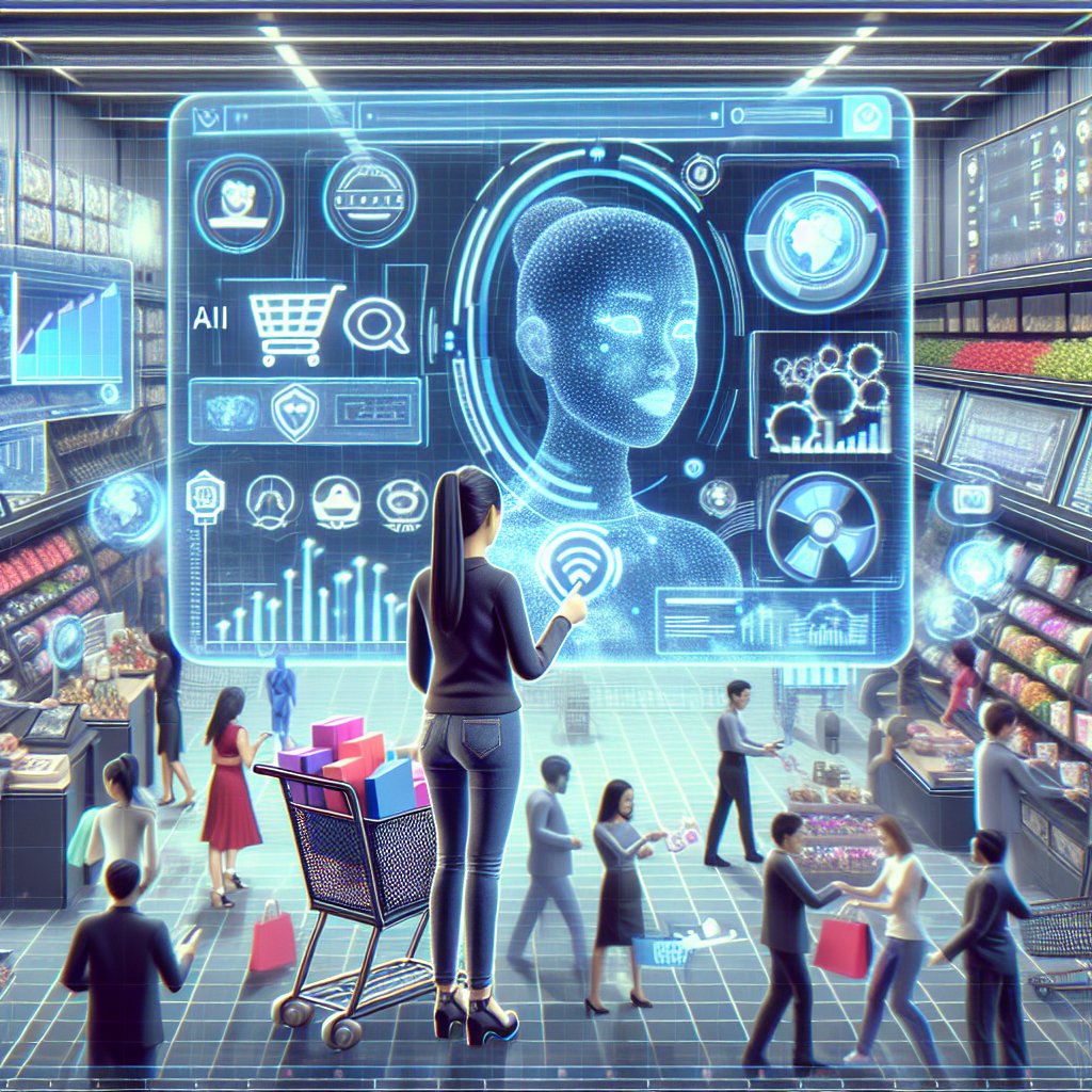 Illustration for blog post: The Future of Retail is Now: AI's Impact on eCommerce
