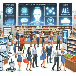 Illustration for: The AI Revolution in Retail: Transforming How We Shop and Sell